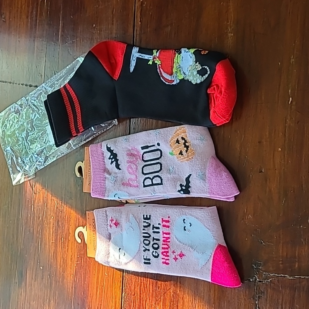 NWT Holiday socks. 3 pair bundle.